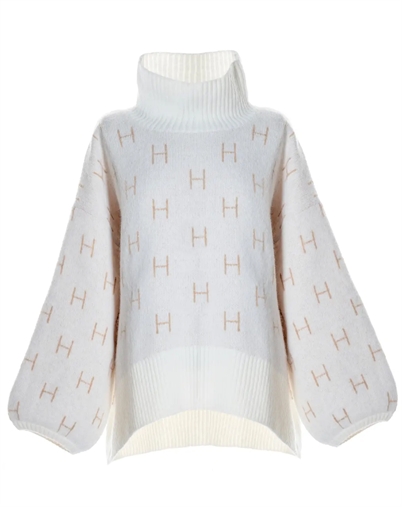 Hést - Fam Sweater Short - White